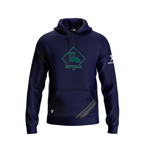 [FOLHSMNV-YXS-LOGO1] Decker Summit Hoodie (Youth XS, Navy, Logo 1)