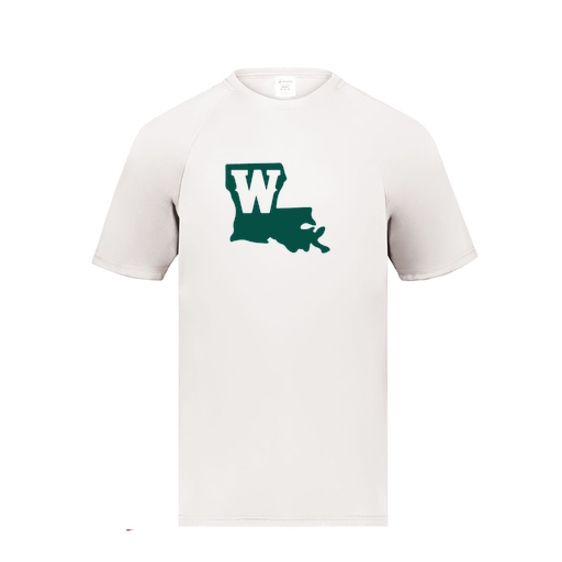 [2790.005.S-LOGO2] Men's Smooth Sport T-Shirt (Adult S, White, Logo 2)