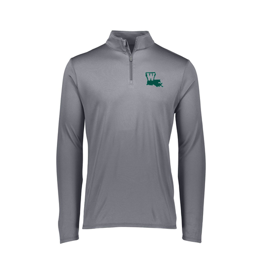 [FTLQFLGY-FAXS-LOGO2] Decker Women's Flex-Lite 1/4 Zip Shirt (Female Adult XS, Gray, Logo 2)