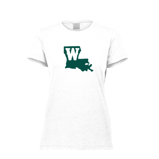 [FTSCUBWH-FAXS-LOGO2] Decker Women's Tri-Blend T-Shirt - Short Sleeve (Female Adult XS, White, Logo 2)