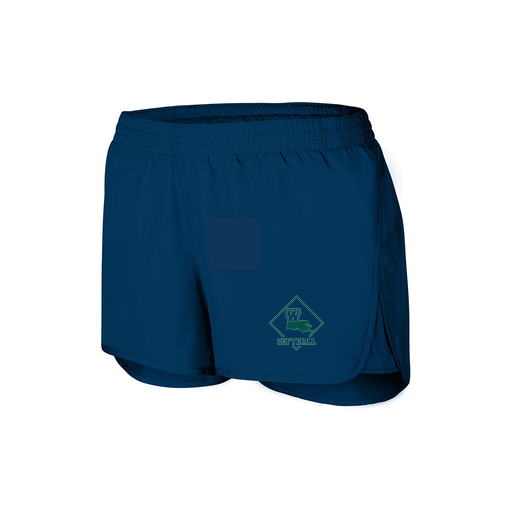 [2430.065.XS-LOGO1] Women's Performance Shorts (Female Adult XS, Navy, Logo 1)