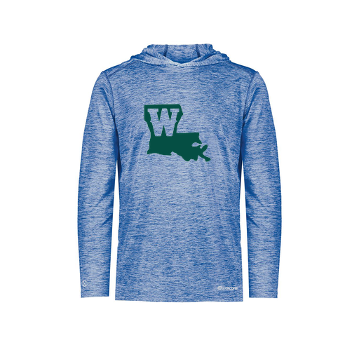 [FOLHCGRY-AS-LOGO2] Decker Men's Charge Hoodie (Adult S, Royal, Logo 2)