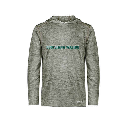 [FOLHCGGY-AS-LOGO3] Decker Men's Charge Hoodie (Adult S, Gray, Logo 3)