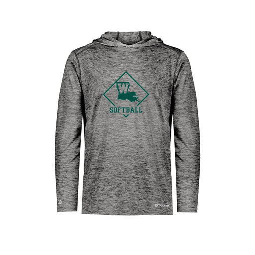 [FOLHCGBK-YS-LOGO1] Decker Youth Charge Hoodie (Youth S, Black, Logo 1)