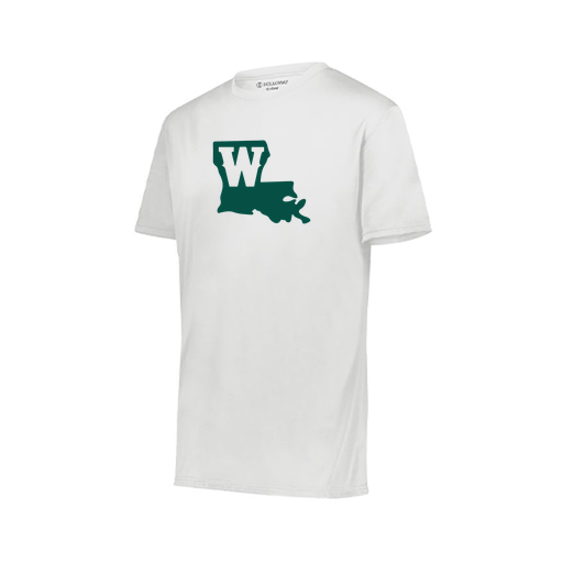 [222818.005.S-LOGO2] Men's Movement Dri Fit Shirt (Adult S, White, Logo 2)